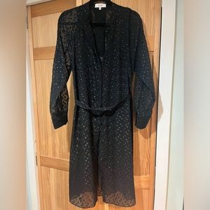 Reiss black dress. Black slip included.